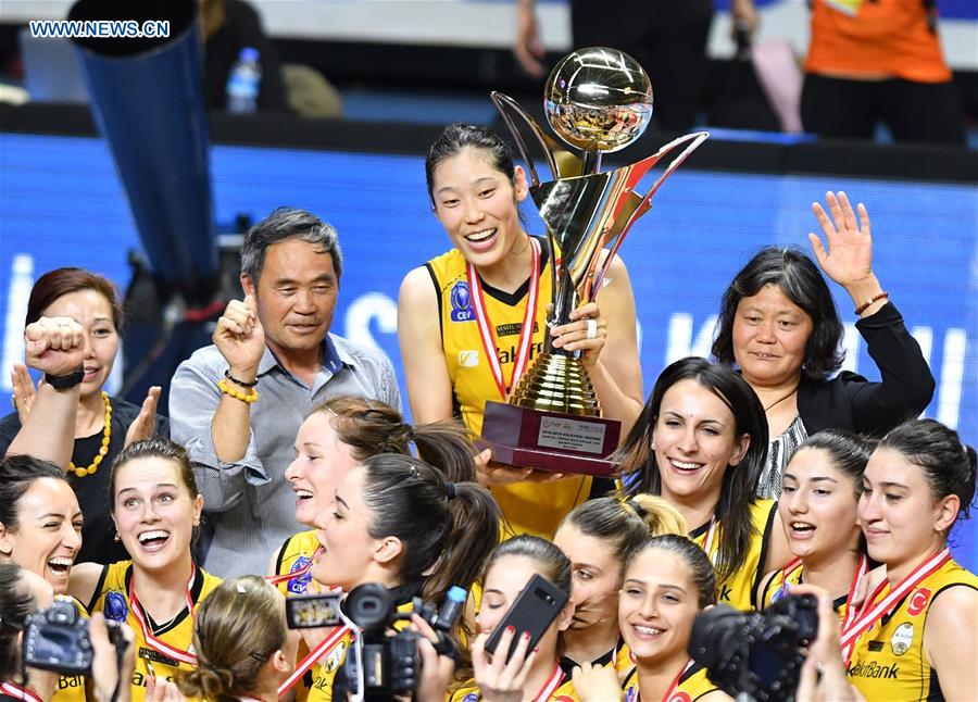 (SP)TURKEY-ISTANBUL-VOLLEYBALL-TURKISH WOMEN'S LEAGUE-FINAL