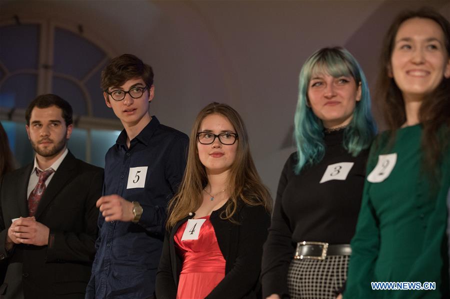 CZECH REPUBLIC-OLOMOUC-CHINESE BRIDGE-LANGUAGE COMPETITION