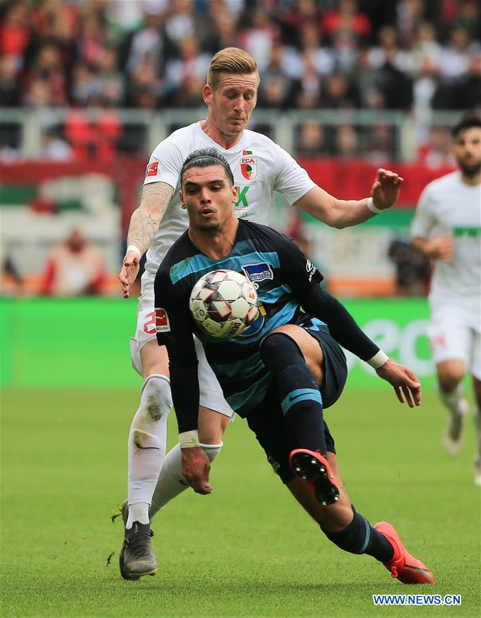 (SP)GERMANY-AUGSBURG-SOCCER-BUNDESLIGA-AUGSBURG VS HERTHA