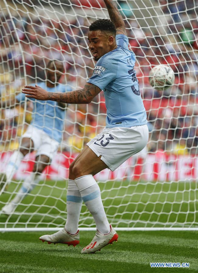 (SP)BRITAIN-LONDON-FOOTBALL-FA CUP-FINAL-MAN CITY VS WATFORD