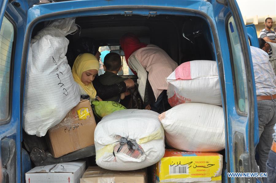 LEBANON-TRIPOLI-SYRIAN REFUGEES-RETURNING HOME