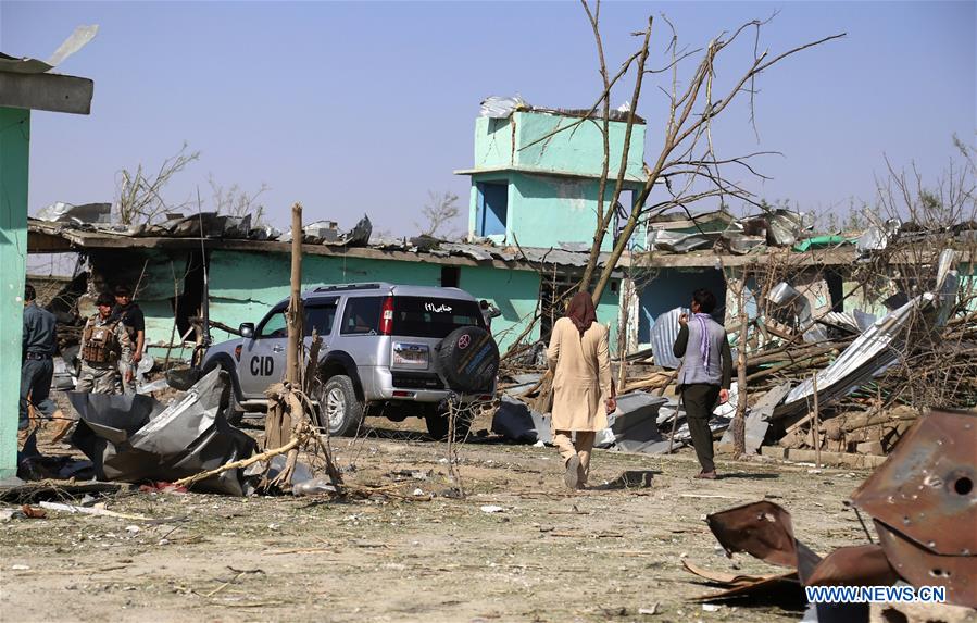 AFGHANISTAN-GHAZNI-SUICIDE CAR BOMB- POLICE STATION