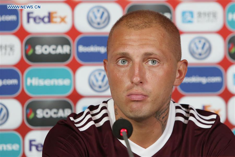 (SP)LATVIA-RIGA-SOCCER-UEFA EURO 2020 QUALIFIER-PRESS CONFERENCE