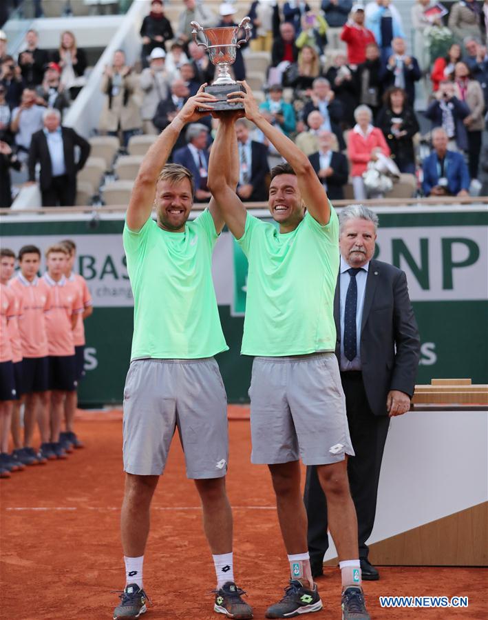 (SP)FRANCE-PARIS-TENNIS-ROLAND GARROS-FRENCH OPEN-MEN'S DOUBLES FINAL