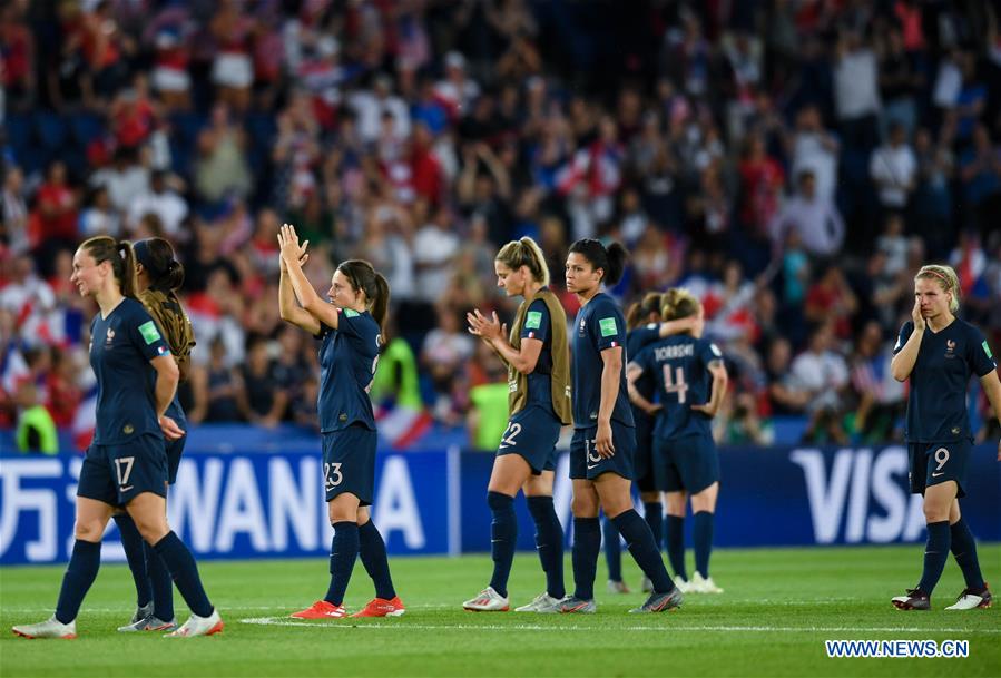 (SP)FRANCE-PARIS-FIFA WOMEN'S WORLD CUP-QUARTERFINAL-FRA VS USA