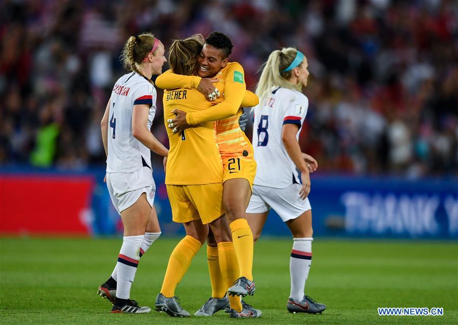 (SP)FRANCE-PARIS-FIFA WOMEN'S WORLD CUP-QUARTERFINAL-FRA VS USA