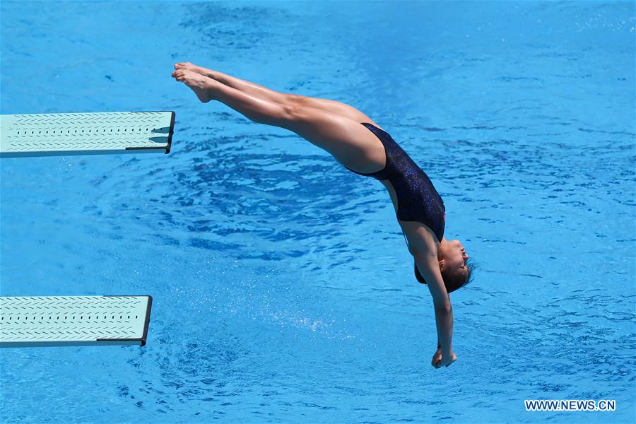 (SP)ITALY-NAPLES-SUMMER UNIVERSIADE-DIVIING-WOMEN'S 1M SPRINGBOARD