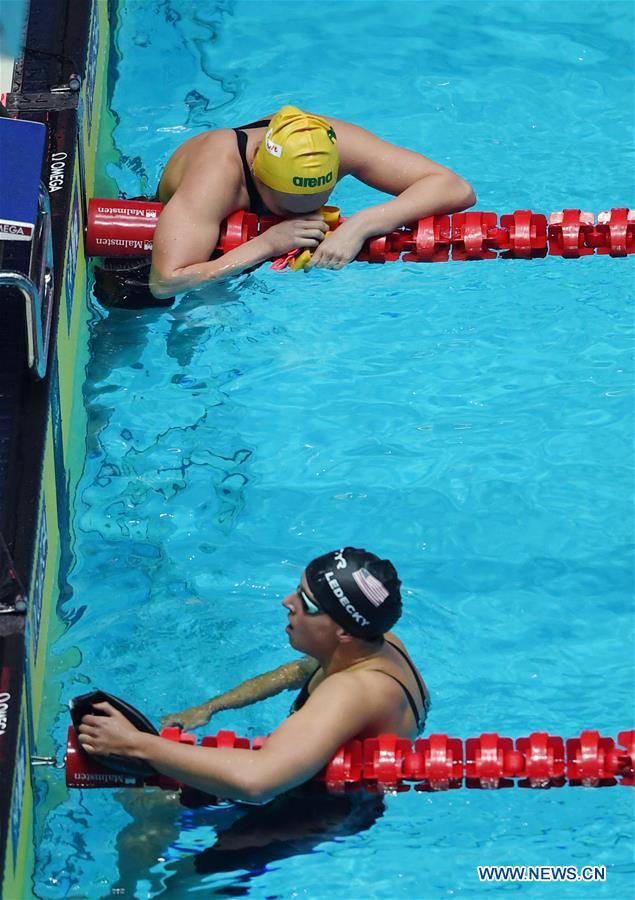 (SP)SOUTH KOREA-GWANGJU-FINA WORLD CHAMPIONSHIPS-SWIMMING-DAY 1