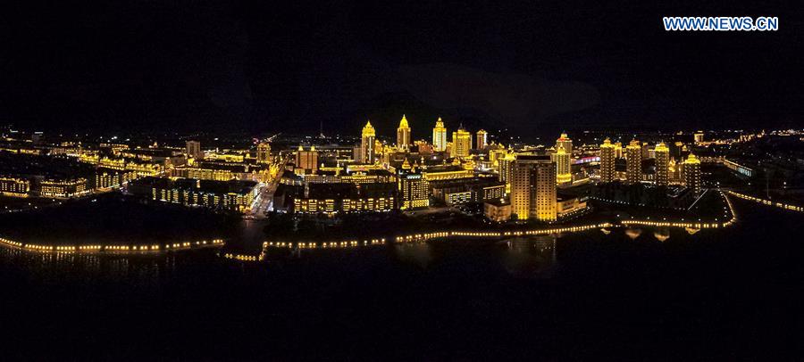 CHINA-INNER MONGOLIA-MANZHOULI-NIGHT VIEW (CN)