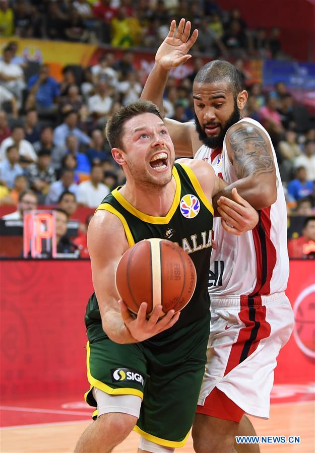 (SP)CHINA-DONGGUAN-BASKETBALL-FIBA WORLD CUP-GROUP H-AUSTRALIA VS CANADA (CN)