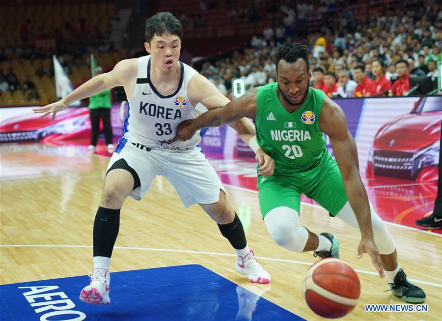 (SP)CHINA-WUHAN-BASKETBALL-FIBA WORLD CUP-GROUP B- SOUTH KOREA VS NIGERIA  (CN)