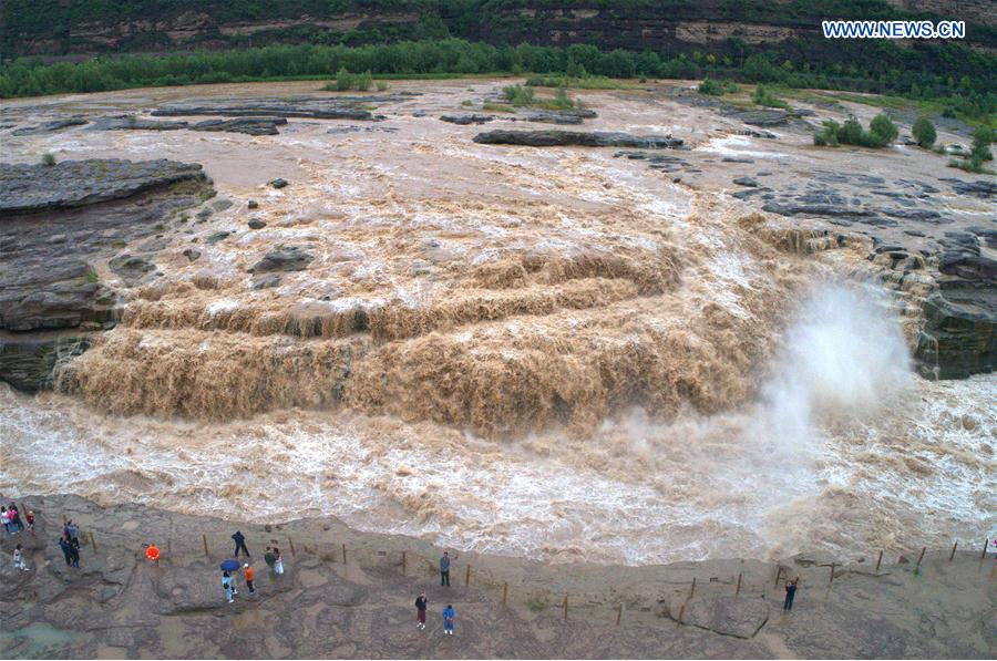 CHINA-SHAANXI-YICHUAN-HUKOU WATERFALL (CN)