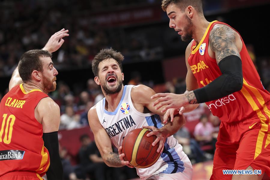 (SP)CHINA-BEIJING-BASKETBALL-FIBA WORLD CUP-ESP VS ARG (CN)