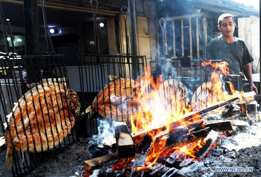 IRAQ-BAGHDAD-MASGOUF-GRILLED FISH