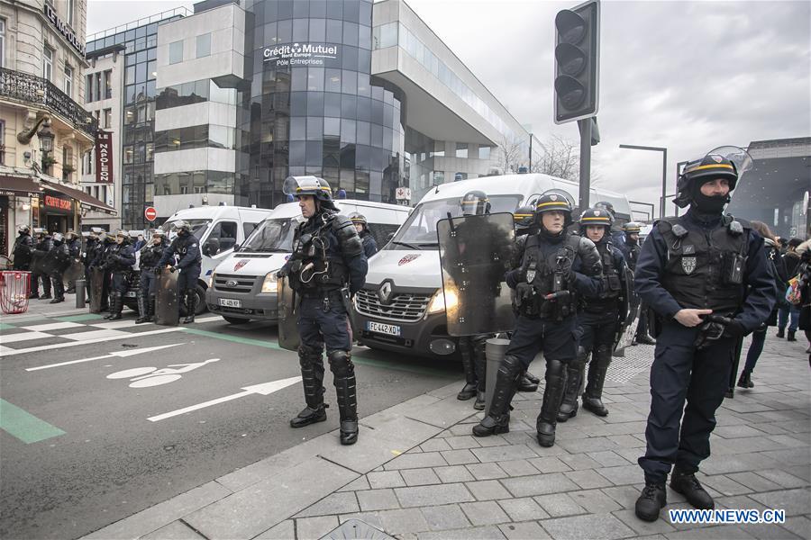 FRANCE-LILLE-STRIKE-DEMONSTRATION