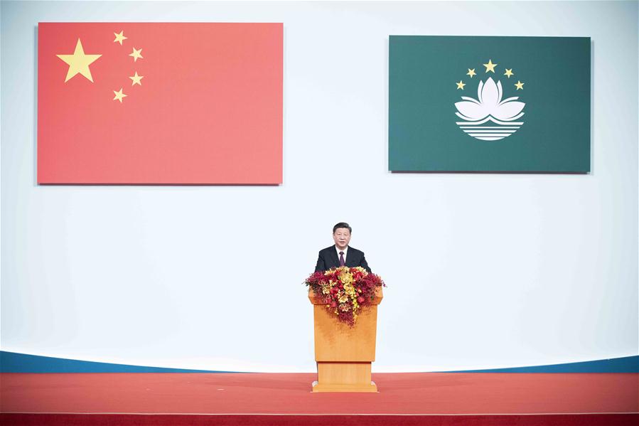 CHINA-MACAO-XI JINPING-ANNIVERSARY GATHERING-INAUGURATION (CN)