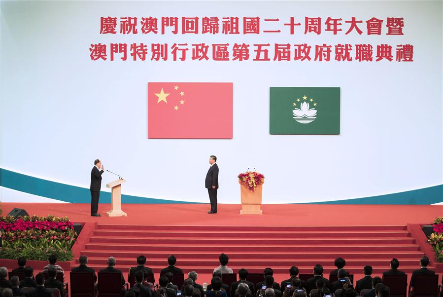 CHINA-MACAO-XI JINPING-ANNIVERSARY GATHERING-INAUGURATION (CN)