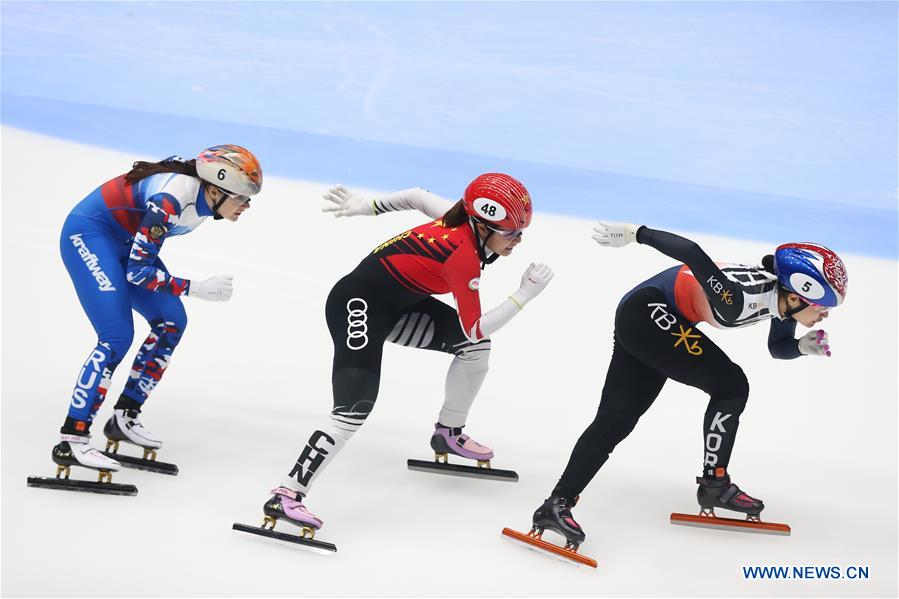 (SP)THE NETHERLANDS-DORDRECHT-ISU WORLD CUP-SHORT TRACK