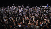 Obama's supporters celebrate victory in Chicago