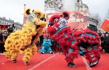 Chinese Lunar New Year celebrated in Paris