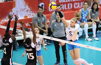 2019 FIVB Volleyball Women's World Cup: round robin match between Kenya, Argentina