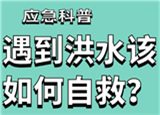 汛期来临，遇到洪水险情如何自救？