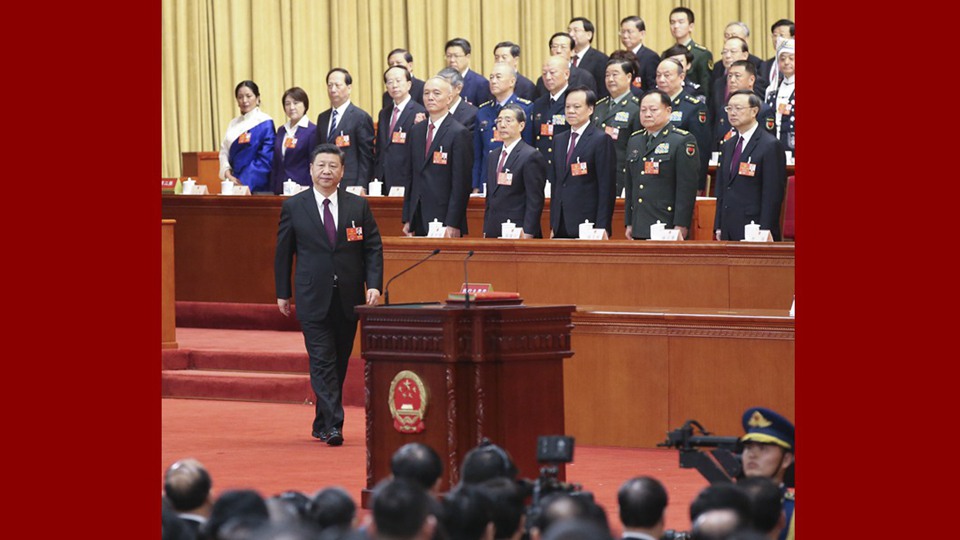 习近平当选国家主席、中央军委主席