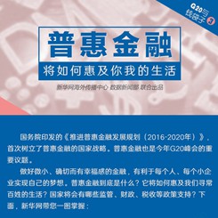 【G20系列图解】普惠金融将如何惠及你我的生活？